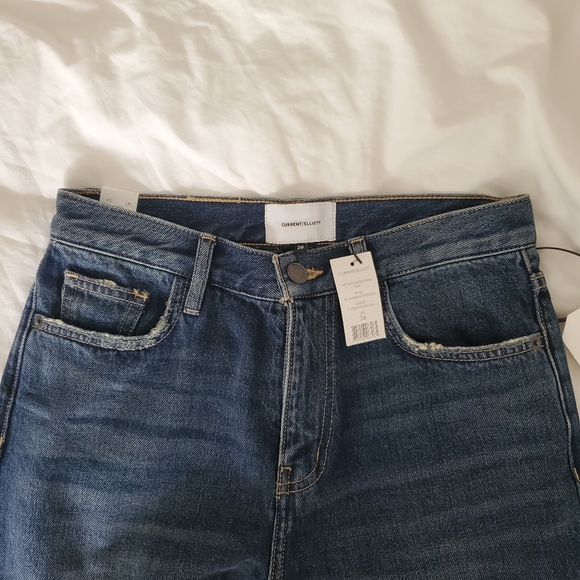 NWT Current Elliott Cropped Slim Jeans Size 26 - Picture 4 of 9
